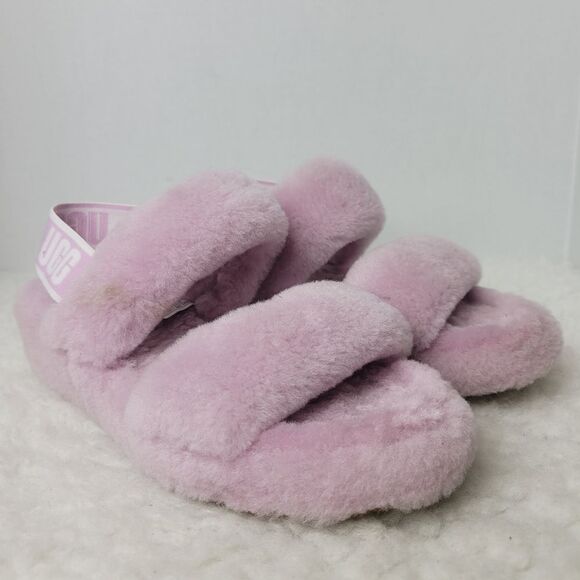 UGG Women's Oh Yeah Womens Sandals Size 7 Purple Slide Slipper 1107953 - Picture 1 of 9